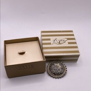Vintage tarnished Laura Gayle  Brooch